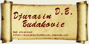 Đurašin Budaković vizit kartica